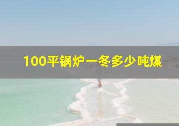 100平锅炉一冬多少吨煤