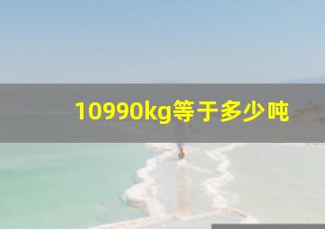 10990kg等于多少吨