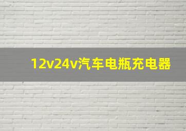 12v24v汽车电瓶充电器