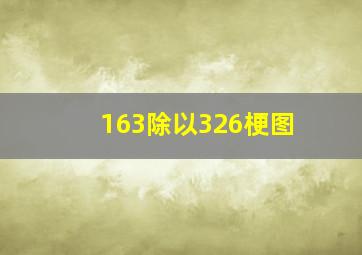 163除以326梗图