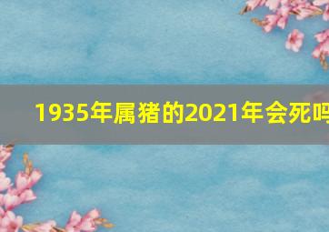 1935年属猪的2021年会死吗