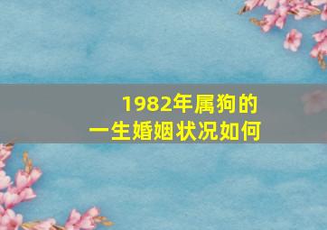 1982年属狗的一生婚姻状况如何