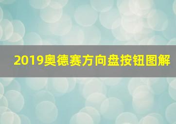 2019奥德赛方向盘按钮图解