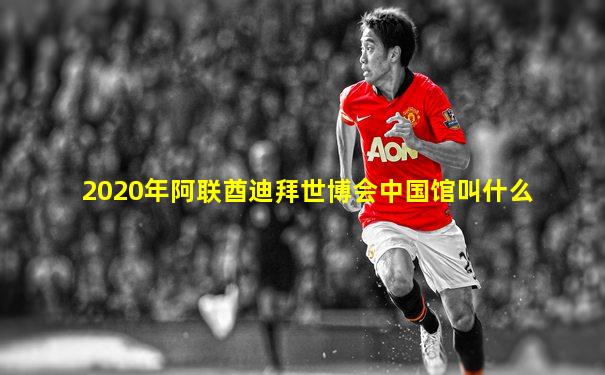 2020年阿联酋迪拜世博会中国馆叫什么