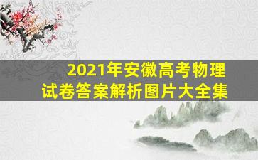 2021年安徽高考物理试卷答案解析图片大全集