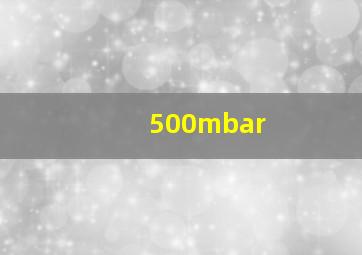 500mbar