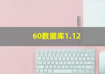 60数据库1.12