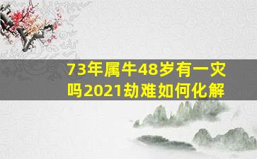 73年属牛48岁有一灾吗2021劫难如何化解