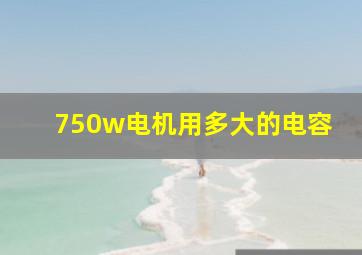 750w电机用多大的电容