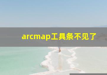 arcmap工具条不见了