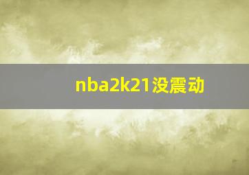 nba2k21没震动