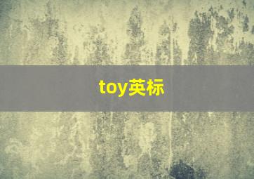 toy英标