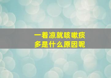 一着凉就咳嗽痰多是什么原因呢