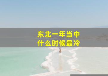 东北一年当中什么时候最冷