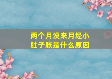 两个月没来月经小肚子胀是什么原因