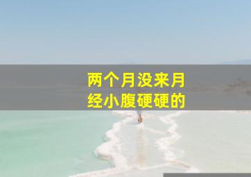 两个月没来月经小腹硬硬的