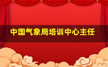 中国气象局培训中心主任