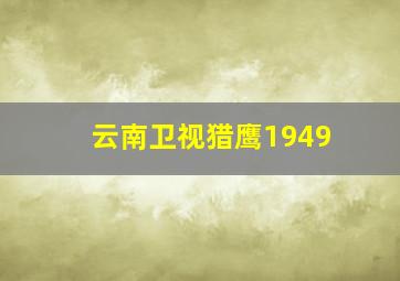 云南卫视猎鹰1949