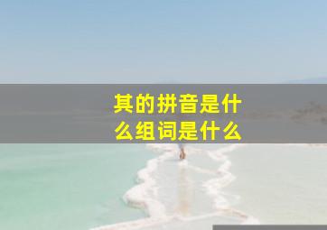 其的拼音是什么组词是什么