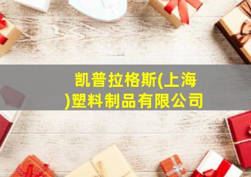 凯普拉格斯(上海)塑料制品有限公司