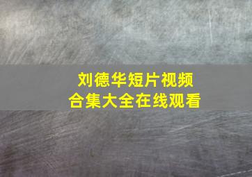 刘德华短片视频合集大全在线观看