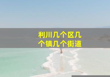 利川几个区几个镇几个街道