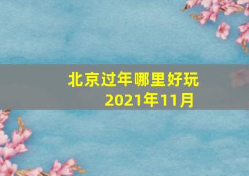 北京过年哪里好玩2021年11月