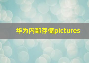 华为内部存储pictures