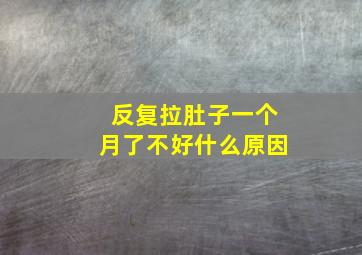 反复拉肚子一个月了不好什么原因