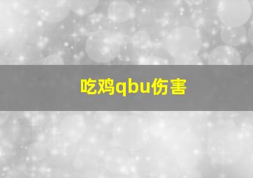 吃鸡qbu伤害