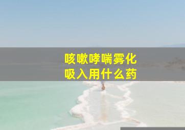 咳嗽哮喘雾化吸入用什么药