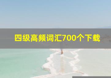 四级高频词汇700个下载