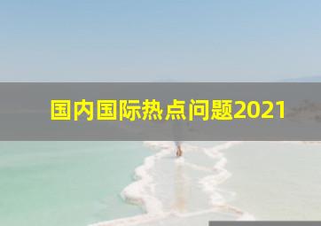 国内国际热点问题2021