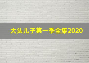 大头儿子第一季全集2020