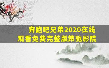 奔跑吧兄弟2020在线观看免费完整版策驰影院