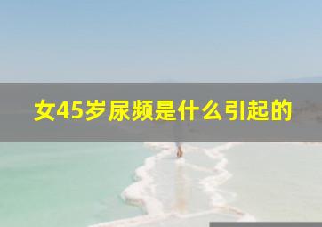 女45岁尿频是什么引起的