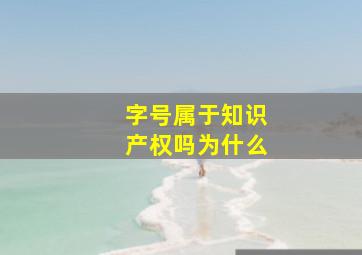 字号属于知识产权吗为什么