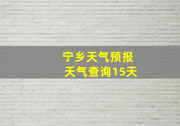 宁乡天气预报天气查询15天