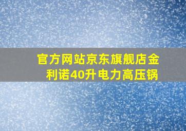 官方网站京东旗舰店金利诺40升电力高压锅