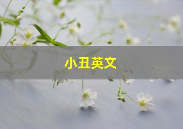 小丑英文