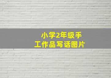 小学2年级手工作品写话图片