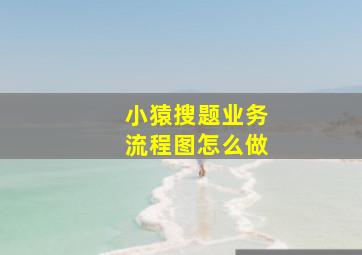 小猿搜题业务流程图怎么做