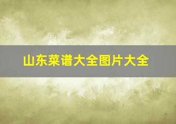 山东菜谱大全图片大全