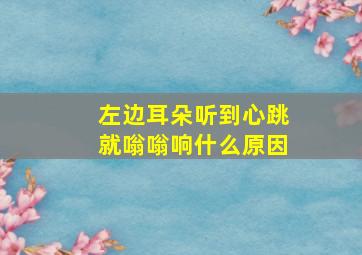 左边耳朵听到心跳就嗡嗡响什么原因