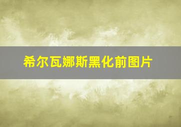 希尔瓦娜斯黑化前图片