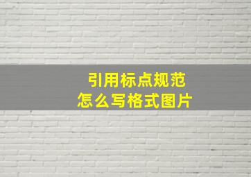 引用标点规范怎么写格式图片