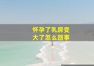 怀孕了乳房变大了怎么回事