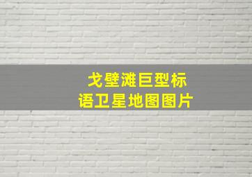 戈壁滩巨型标语卫星地图图片