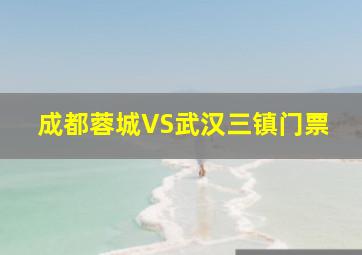 成都蓉城VS武汉三镇门票