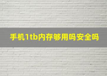 手机1tb内存够用吗安全吗